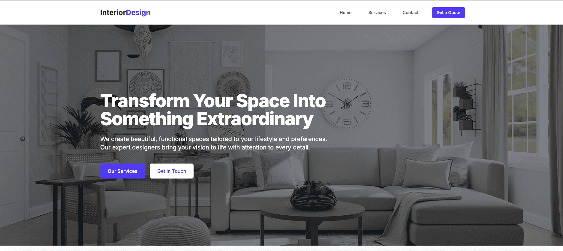 Interior Designer Template