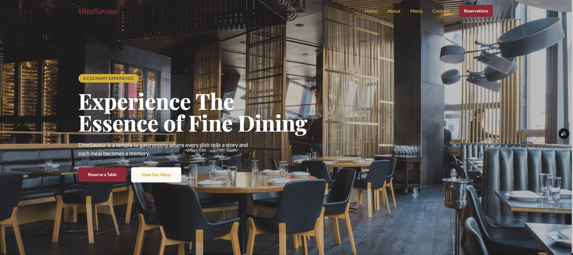Dine Savour Template